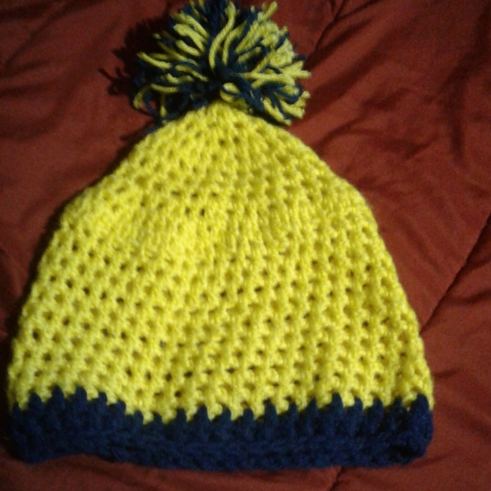 I am selling a crocheted  beanie